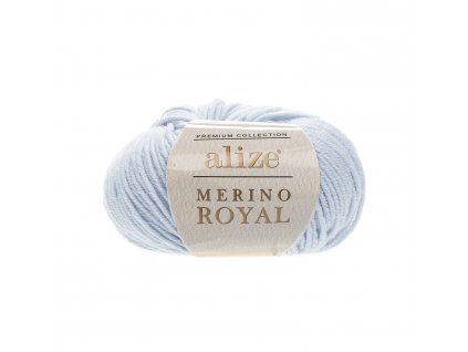 Příze Merino royal 480 sv. modrá