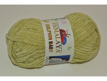 Příze Dolphin baby 80359 světlá oliva