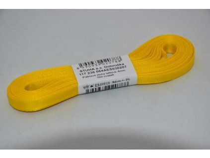 Stuha taftová 6mm 207 žlutá
