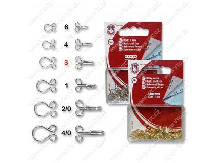 86066 hacky ocka 3 nikl mosaz