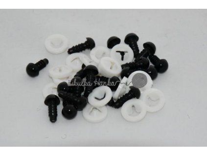 Bezpečnostní oči 6mm černé