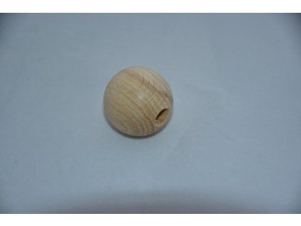 Korále dřevěné 15mm, průvlek 4mm