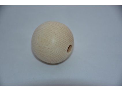 Korále dřevěné 40mm, průvlek 8mm