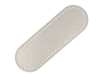 ideal dno na kabelku z ekokoze 10 x 30 cm strieborna id49789