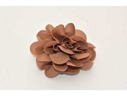 Kytička látková 8cm 14 hnědá