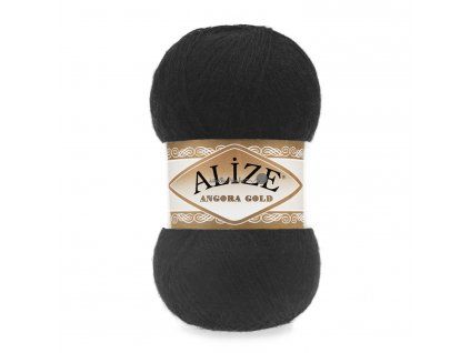 Příze Alize Angora gold 60 černá