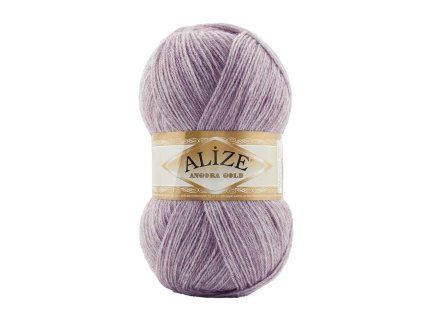 Příze Alize Angora gold 882 fialová melange