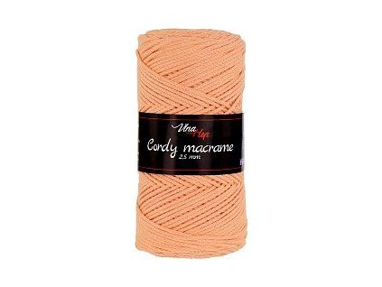 Cordy macrame VH 2,5mm 8011 meruňková