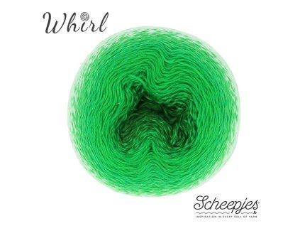 Whirl Sheepjes 565 zelený melír