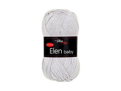 Příze Elen baby 41026 světle šedá