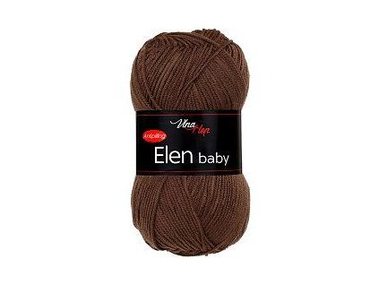 Příze Elen baby 41057 tmavě hnědá