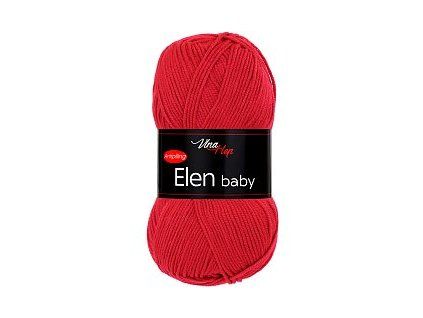 Příze Elen baby 41143 červená