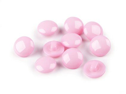 plastovýknoflík12,5mm svetle ruzova