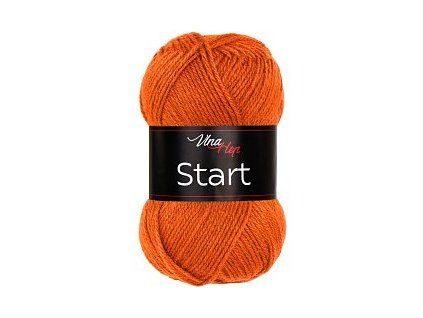 Příze Start 41175 oranžovorezavá