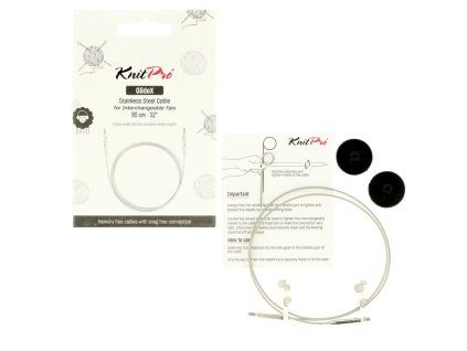 knitpro glidex ocelove lanko na ihlice 80cm