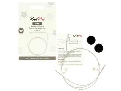 knitpro glidex ocelove lanko na ihlice 100cm