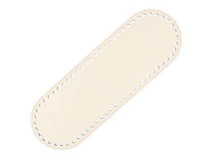 ideal dno na kabelku z ekokoze 10 x 30 cm kremova bila