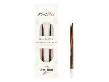knitpro symfonie2 vymenitelne kruhove ihlice 13cm 3 25mm
