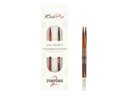 knitpro symfonie2 vymenitelne kruhove ihlice 13cm 4mm