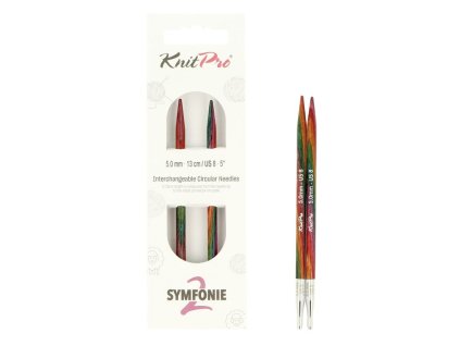knitpro symfonie2 vymenitelne kruhove ihlice 13cm 5mm