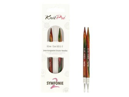 knitpro symfonie2 vymenitelne kruhove ihlice 13cm 6mm