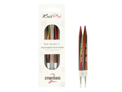 knitpro symfonie2 vymenitelne kruhove ihlice 13cm 8mm