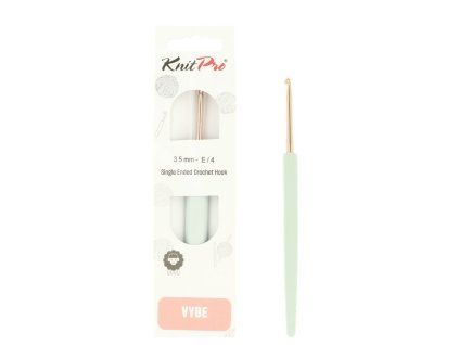 knitpro vybe rose gold hlinikovy hacik 3 5mm