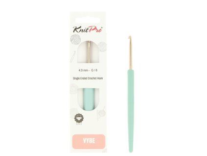 knitpro vybe rose gold hlinikovy hacik 4mm