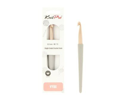 knitpro vybe rose gold hlinikovy hacik 9mm