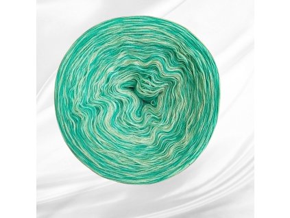 Rosie melange 1650m 3N - mint-malachit mix - LIMITKA