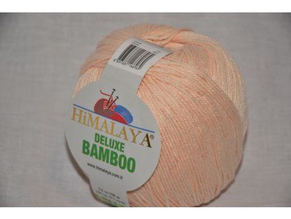 Příze De lux bamboo 04 sv.meruňková