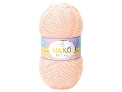 nako elit baby 3701 acik somon bebe orgu iplikleri nako kalinlikweight 3 incelight 16448 37 B