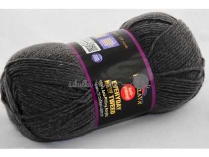Příze Everyday new tweed 16 tm.šedá melange