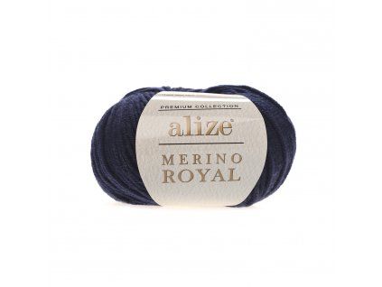 Příze Merino royal 58 tm.modrá