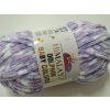Příze Dolphin baby colors 80429 fialovo-bílá