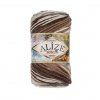 Příze Burkum batik 5742 hnědo-šedo-světlá