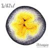 Whirl Sheepjes 787 černo-žlutý melír