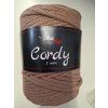 Cordy šňůry 5mm - 8224 hnědá š. 631