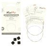 knitpro petite transparent ss fixed lanka na ihlice 60cm
