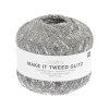 příplet tweed glitz ecru