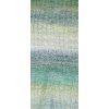 Příze  Mohair Delicate Colorflow 28086 zelené odstíny