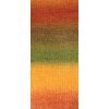Příze  Mohair Delicate Colorflow 28203 oranžovo-rezavo-zelená